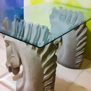 BASE PARA MESA CANTERA GRIS MÉXICO CABALLOS