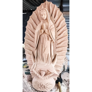 ESCULTURA DE PIEDRA VOLCÁNICA 50CM ALTURA